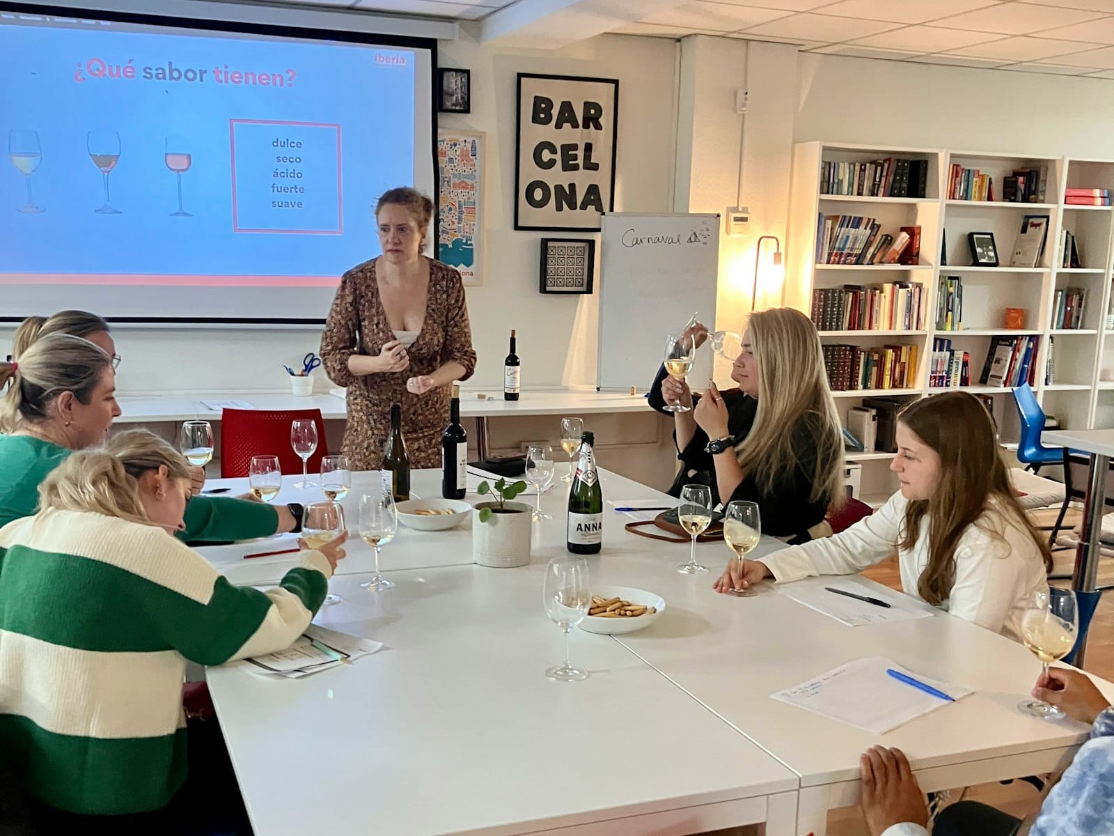 A wine tasting at ILA Barcelona