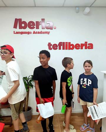 Campers at Iberia Language Academy in Barcelona