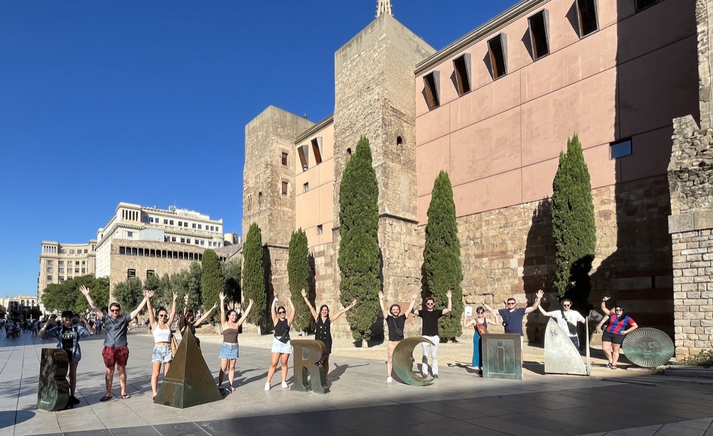 ILA students on the Barcelona Medieval tour