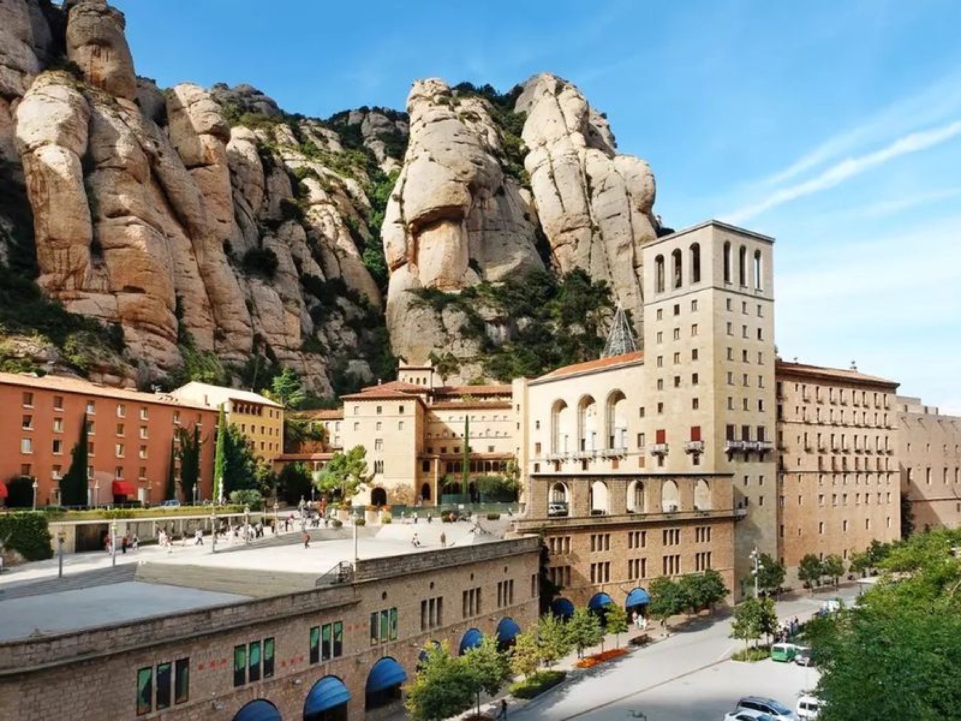 The monastery at Montserrat