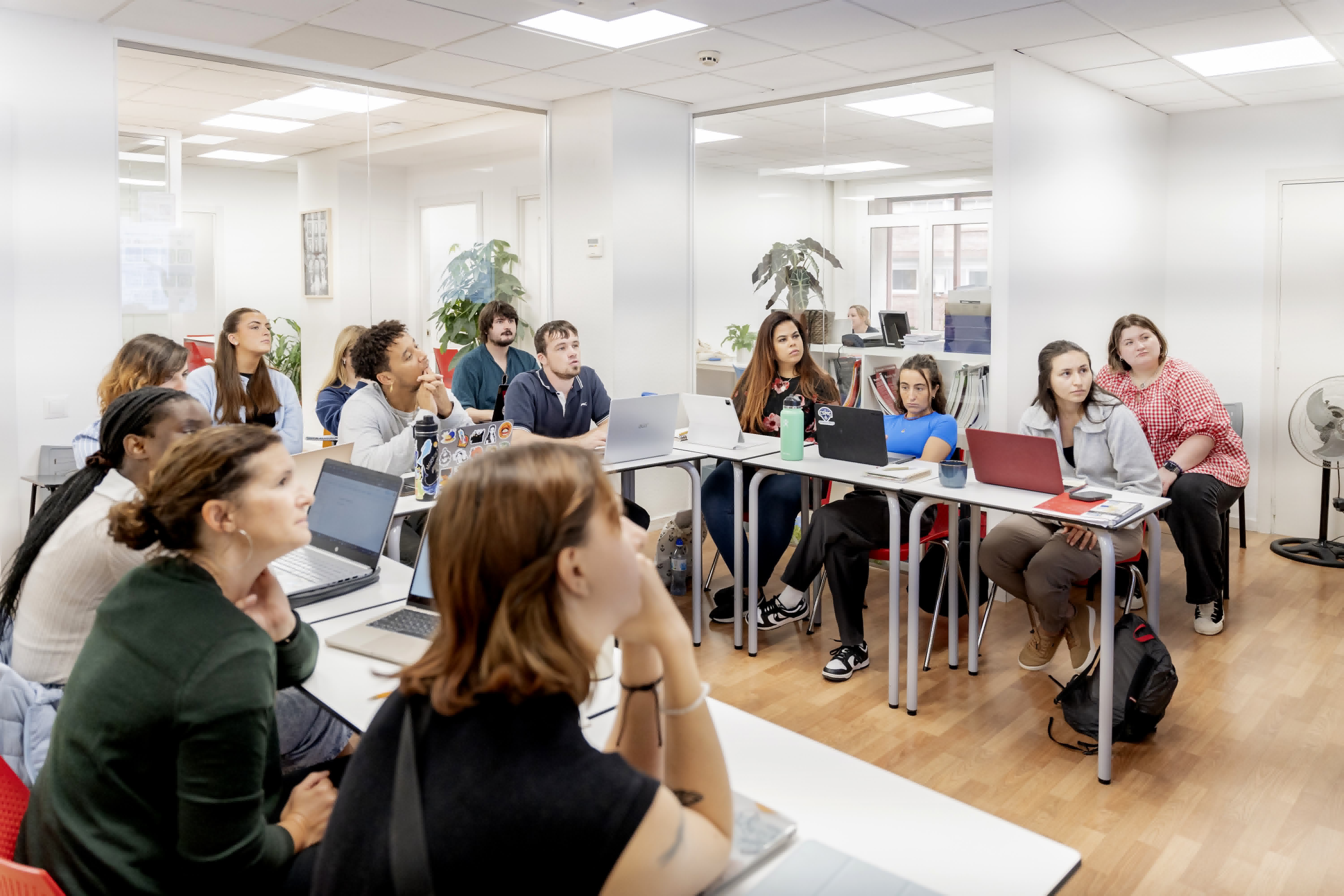 A Spanish class in Rosalia classroom